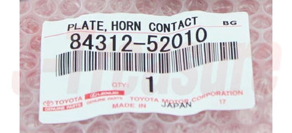 TOYOTA HIACE KDH2## LH2## TRH2## Genuine Horn Contact Plate 84312-52010 OEM
