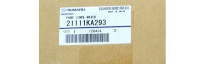 SUBARU SAMBAR KS# KV# TT# TV# TW# Genuine Water Pump & Gasket Set OEM
