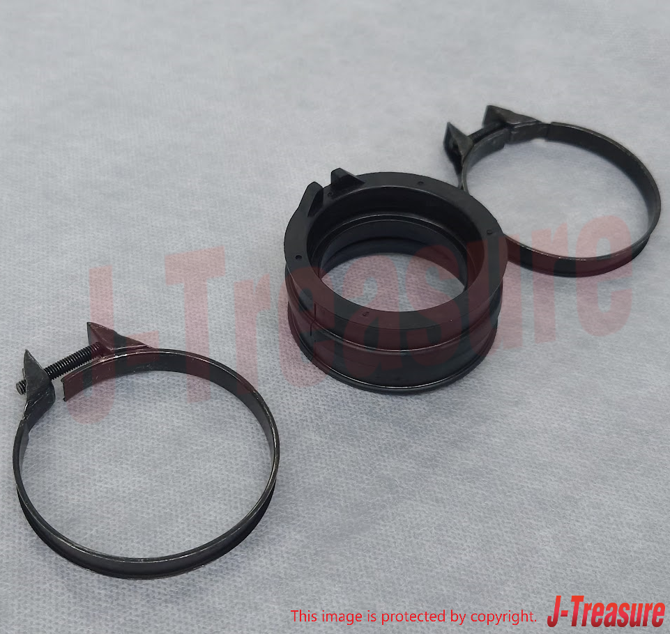 SUZUKI DR-Z400E 2000-2007 Genuine Intake Pipe & Clamp x2 Set OEM