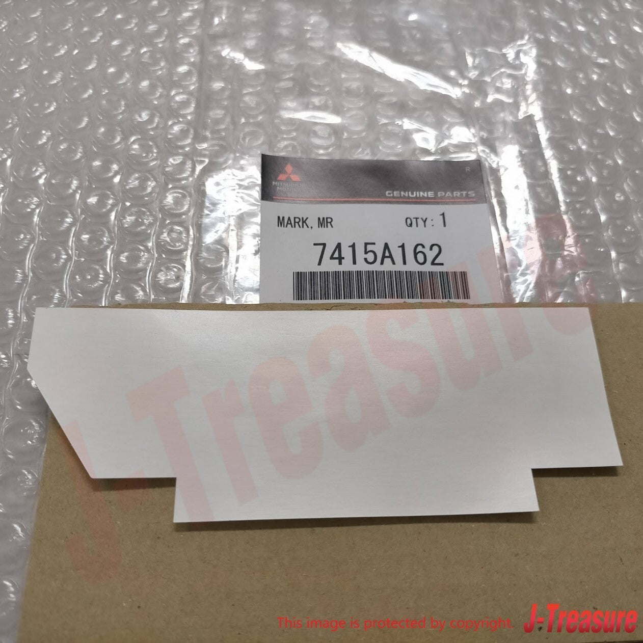 MITSUBISHI LANCER Evolution 8 CT9A Genuine MR Mark Emblem 7415A162 OEM
