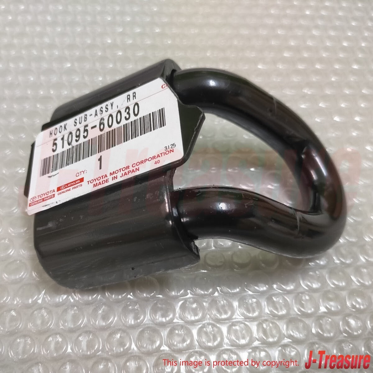 TOYOTA FJ CRUISER GSJ1# 07-14 Genuine Rear Hook Sub Assy LH 51095-60030 OEM