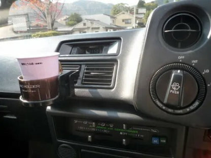 Initial D AE86 model Drink Cup Holder A/C Vent Keep Cool Hot Black Seikosangyo
