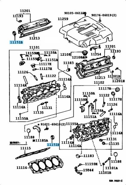 TOYOTA LEXUS Genuine Camshaft Setting Oil Seal 90311-71002 OEM
