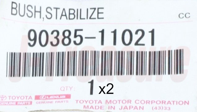 TOYOTA LAND CRUISER KZJ78 '94-95 Genuine Fr & Rr Suspension Bush RH & LH Set