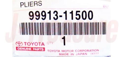 TOYOTA HILUX LN110L 1988-2005 Genuine In-Vehicle Tool Pliers 99913-11500 OEM