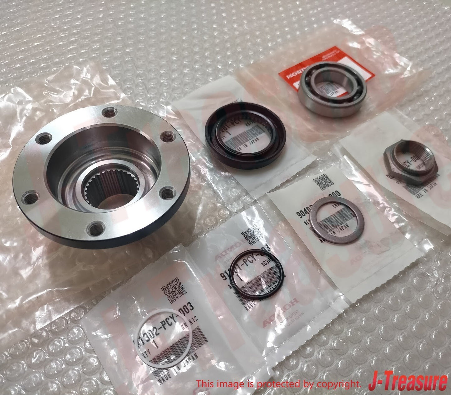 HONDA S2000 00-03 Genuine Secondary Shaft Flange & Bearing & Oil Seal Set OEM