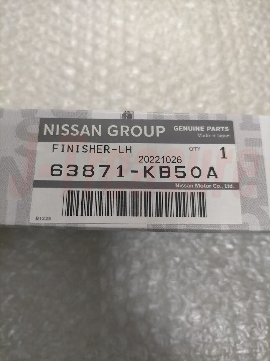 NISSAN GT-R R35 Genuine Front Side Fender Pure Emblem Silver Right Left Pair OEM