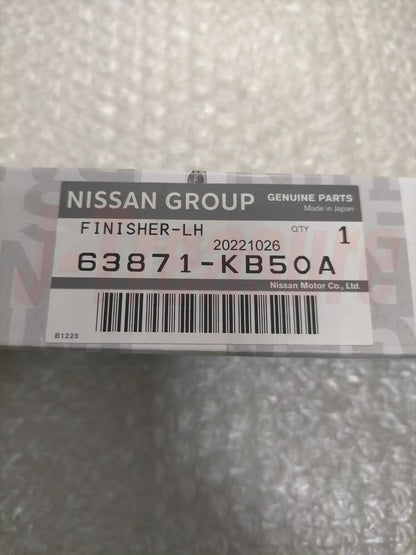 NISSAN GT-R R35 Genuine Front Side Fender Pure Emblem Silver Right Left Pair OEM