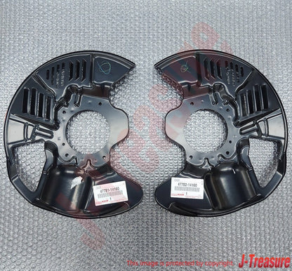 TOYOTA SUPRA JZA80 93-98 Genuine Front 17 Inch Brake Splash Dust Cover Set OEM