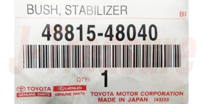 TOYOTA HIGHLANDER ACU20 04-07 Genuine Front Stabilizer Bar Bush No.1 48815-48040