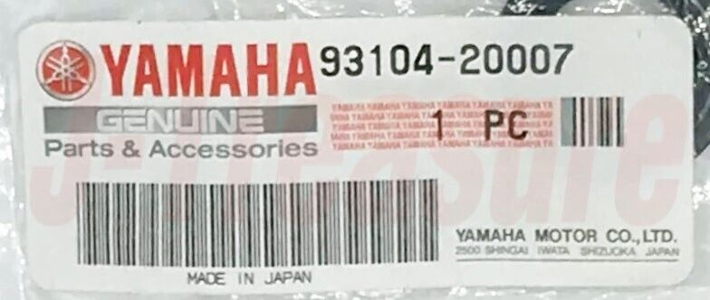 YAMAHA AT1 1970-1971 Genuine Kick Starter Shaft Oil Seal So-Type 93104-20007 OEM