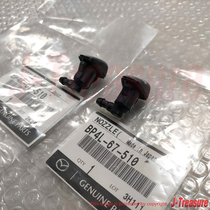 MAZDA MAZDA3 BK 04-09 Genuine Washer Nozzle RH & LH BP4L-67-510 BP4K-67-510 Set