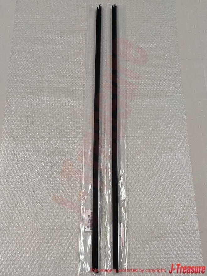 TOYOTA LEVIN TRUENO AE86 Genuine Front Door Glass Inner Weather Strip Set OEM