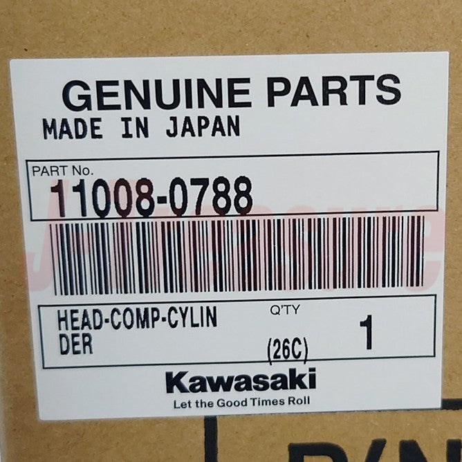 KAWASAKI KX250F 2011-2012 Genuine Cylinder Head Comp 11008-0788 OEM