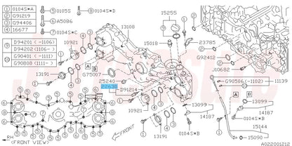 SUBARU FORESTER SH 06-13 Genuine Engine Coolant Temperature Sensor 22630AA140