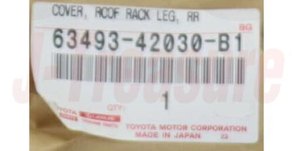 TOYOTA RAV4 ACA3# 08-12 Genuine Roof Rack Leg Cover Rear Right & Left Set OEM