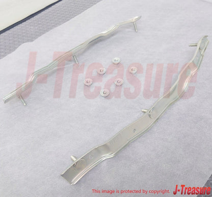 MAZDA RX-7 FC3C FC3S 86-91 Genuine Front Bumper Set Plate NO.3 RH & LH & Nut Set