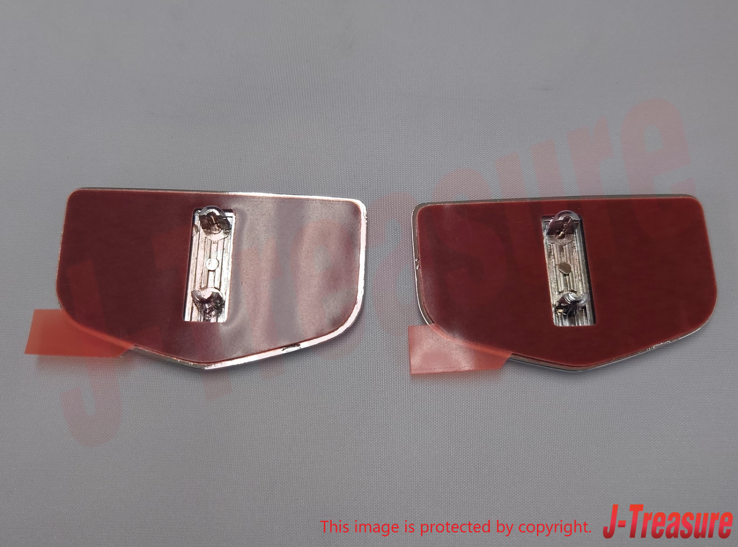 NISSAN SKYLINE R33 93-98 Genuine Front Fender Emblem Red "GT" 63896-15U00 x2 Set