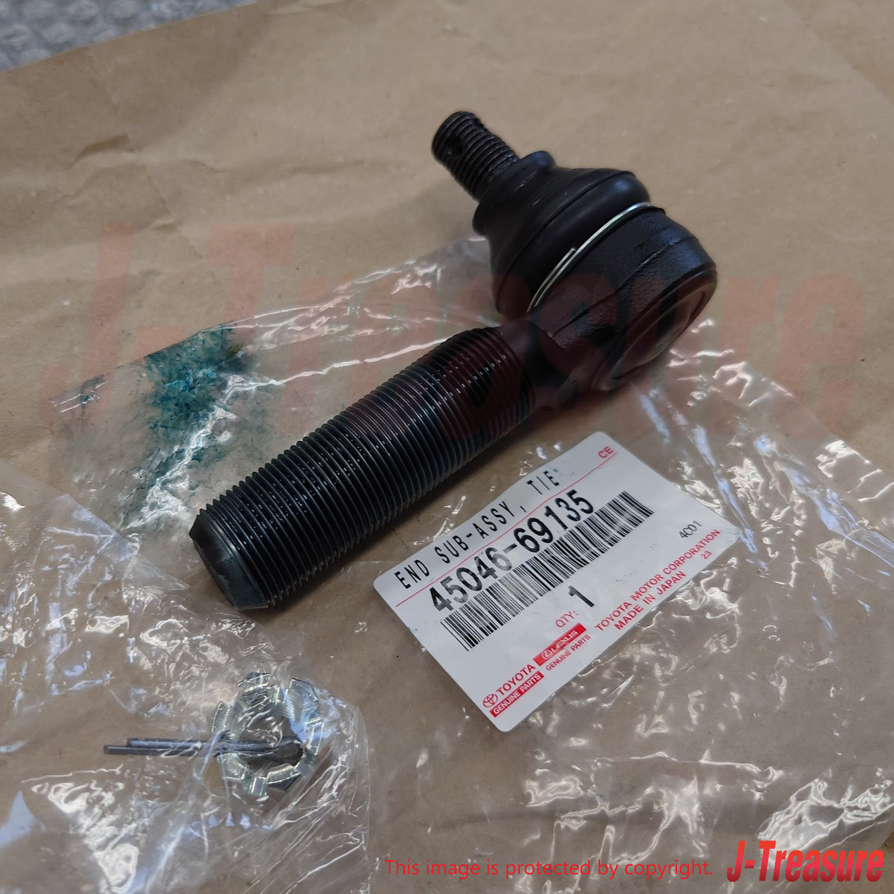 TOYOTA LAND CRUISER FZJ80 1991-1997 LHD Genuine Tie Rod End RH & LH Set OEM