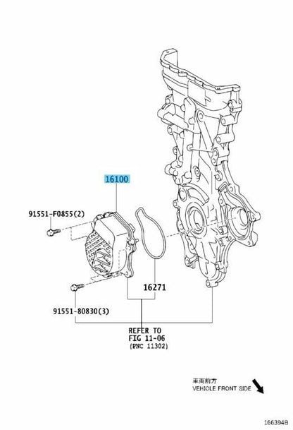 TOYOTA PRIUS LEXUS CT200H Genuine  Engine Electric Water Pump 161A0-29015 OEM