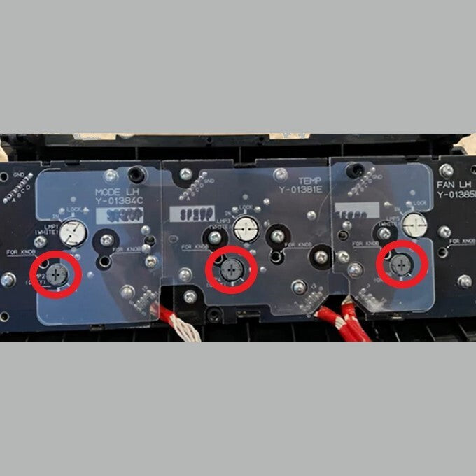 HONDA CR-V RD5 02-06 Genuine Heater Control Light Neo Wedge Bulb x3 set OEM