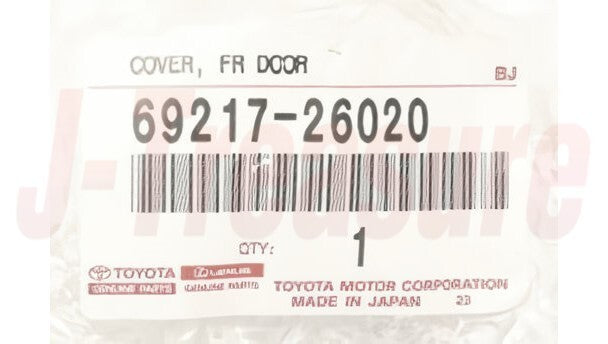 TOYOTA HIACE KDH220 06-13 Genuine Fr/Door Outside Handle & Cover Plating R L set