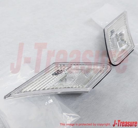 TOYOTA 86 SCION FR-S ZN6 SUBARU BRZ ZC6 Genuine Clear  Side Marker Lens Set OEM