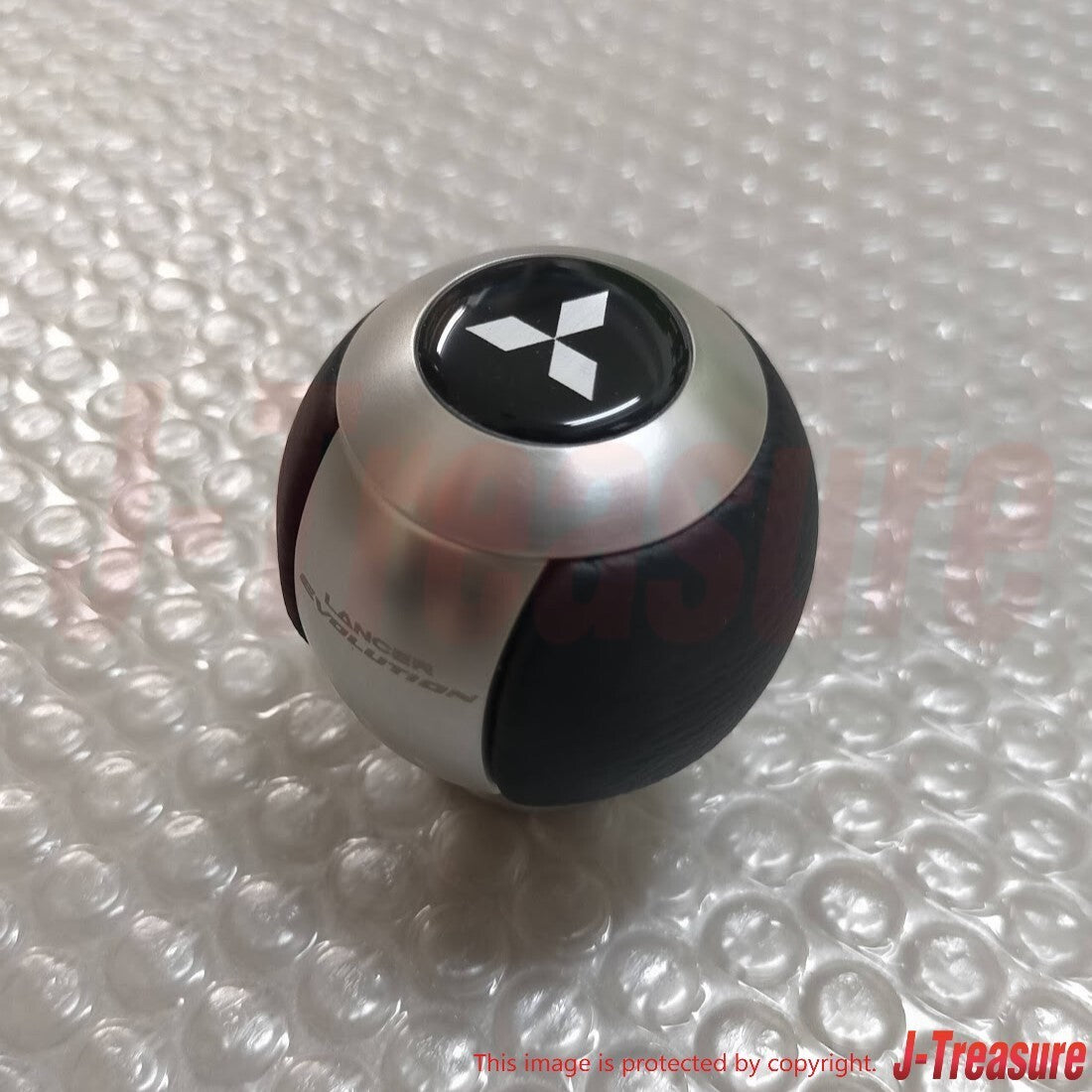 MITSUBISHI LANCER EVO 10 08-15 Genuine Leather & Aluminum Shift Knob For SST OEM