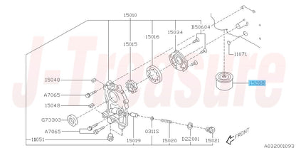SUBARU FORESTER OUTBACK LEGACY Genuine EJ Engine Oil Filter 15208AA100 OEM