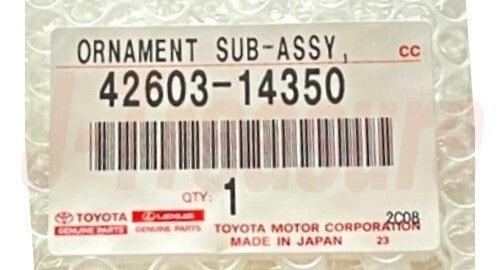 TOYOTA SUPRA JZA80 1996-1998 Genuine Wheel Hub Ornament 42603-14350 OEM