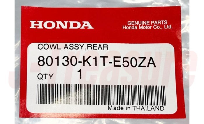 HONDA CRF300L 2021-2024 Genuine Rear Cowl Type1 Assy 80130-K1T-E50ZA OEM