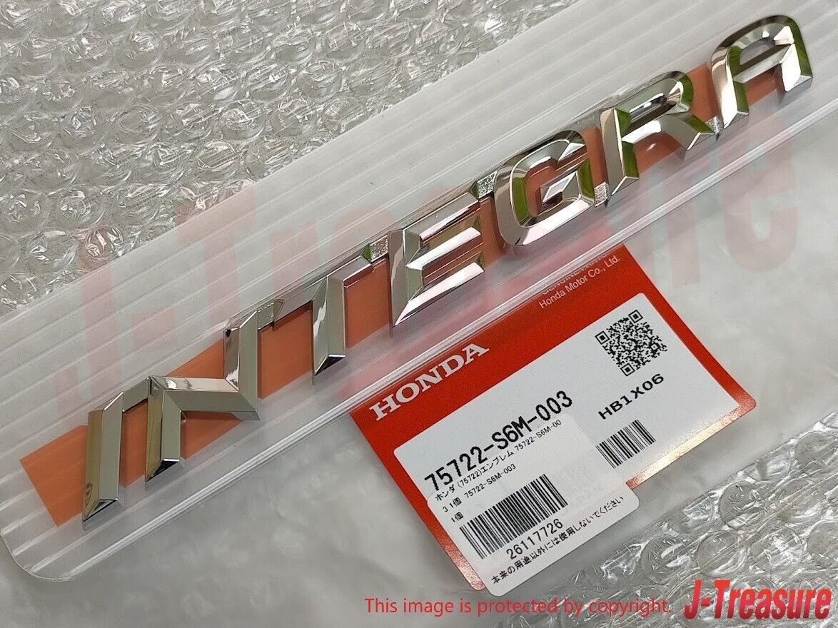 HONDA INTEGRA TYPE-R ACURA RSX DC5 02-06 Genuine Rear "INTEGRA" Emblem Badge OEM