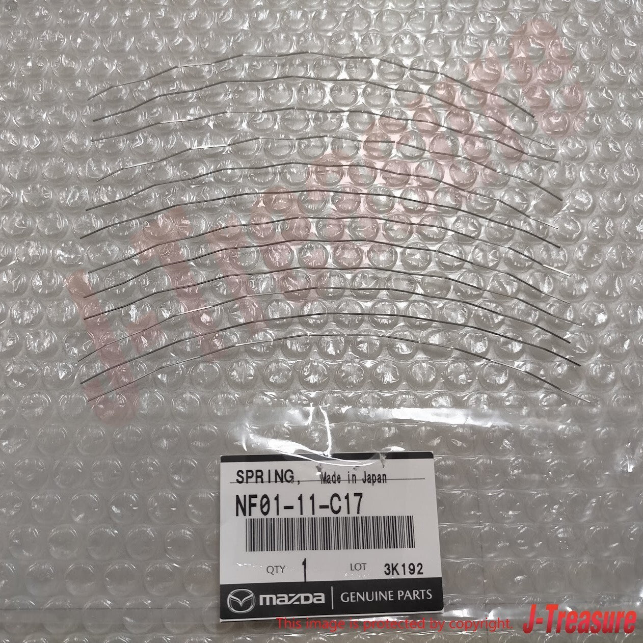 MAZDA RX-7 FD3S 1993-1995 13B Genuine Side Seal Spring NF01-11-C17 x12 Set OEM