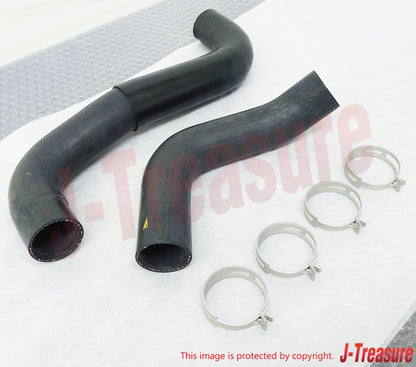 SUBARU IMPREZA STI GE GV '08-14 Genuine Radiator Inlet & Outlet Hose & Clip Set