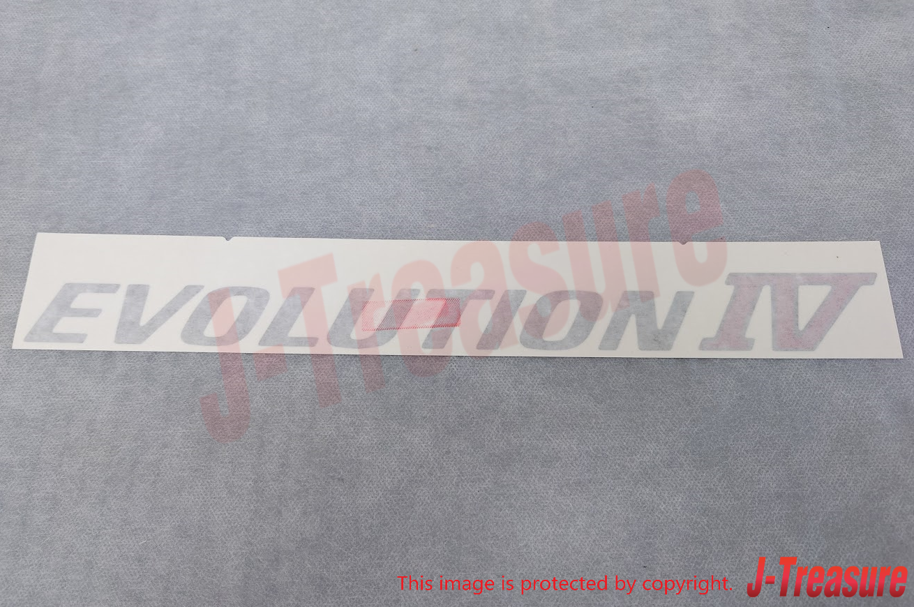 MITSUBISHI LANCER EVOLUTION 4 CN9A Genuine Rear Side "EVOLUTION IV" Decal OEM