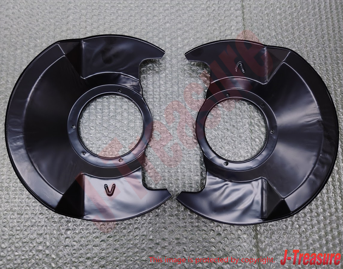 HONDA CIVIC 95-05 Genuine Front Brake Splash Guard (14") Right & Left Set OEM