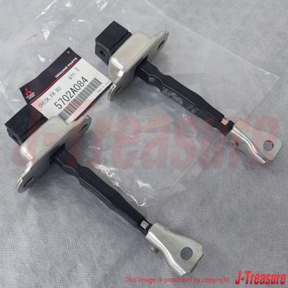 MITSUBISHI LANCER EVO7 8 9 CT9A 02-07 Genuine Front Door Check RH & LH Set OEM