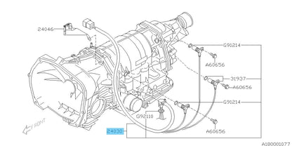 SUBARU LEGACY BP# 04-08 Genuine A/Transmission Vehicle Speed Sensor 24030AA072