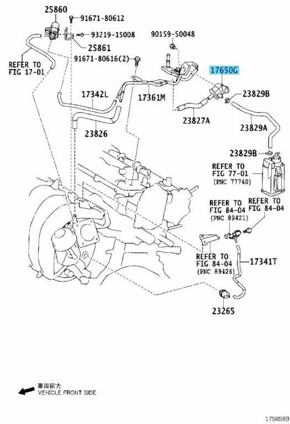 TOYOTA LEXUS Genuine Duty Vacuum Switching Valve 90910-12276 OEM