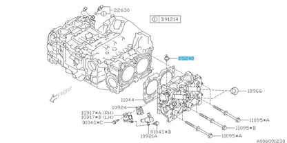 SUBARU FORESTER SH9 06-10 Genuine Oil Pressure Switch Assembly 25240AA060 x2 Set