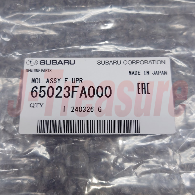 SUBARU IMPREZA GC# GF# 93-01 Genuine Front Window Upper Molding 65023FA000 OEM