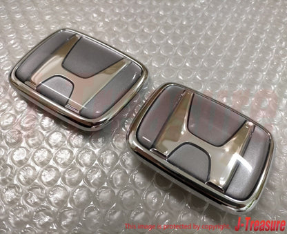 HONDA S2000 AP# 00-09 Genuine Front & Rear Emblem "Silverstone Metallic" OEM