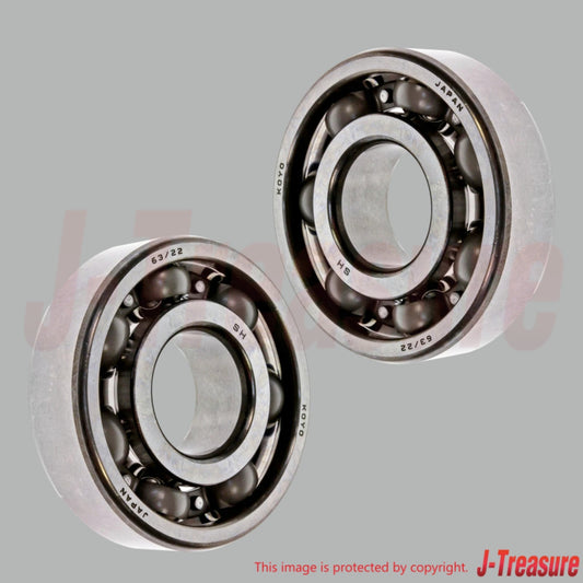 YAMAHA YZ125 '86-25 YZ125X '20-25 Genuine Crankshaft Bearing 93306-37204 x2 Set