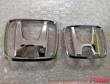 HONDA PRELUDE BB# 1997-2001 Genuine Center Emblem "H" Front & Rear Set OEM