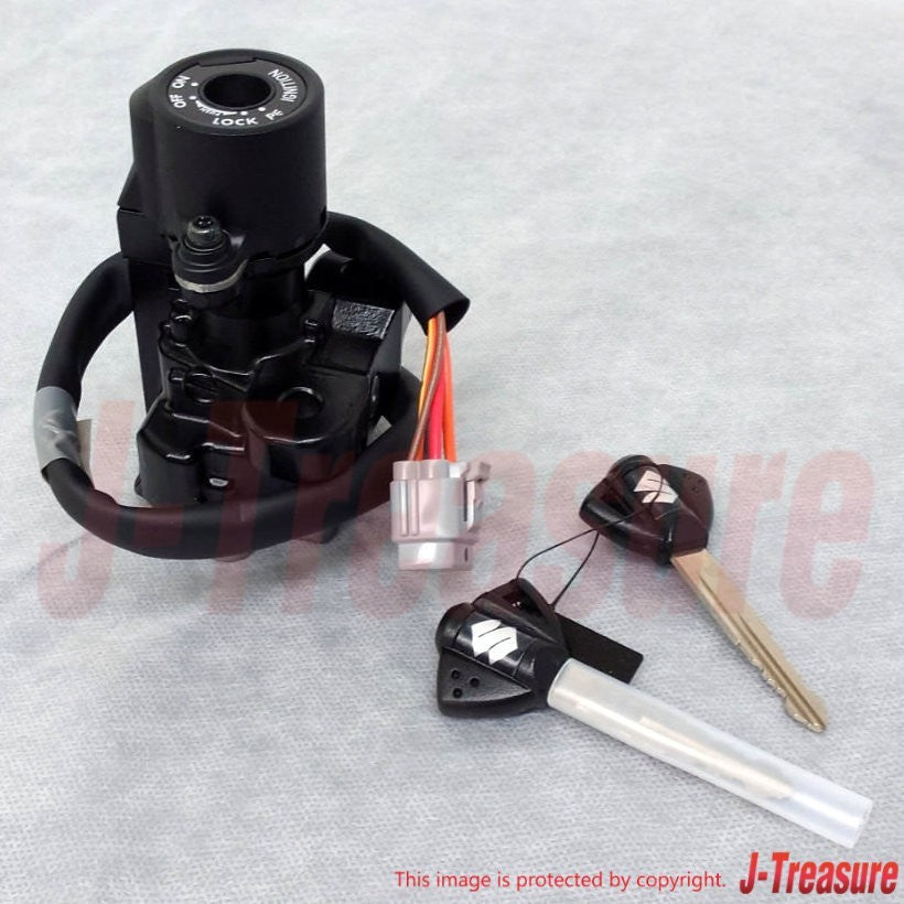 SUZUKI GSX-R1000 09-16 Genuine Steering Lock Assy & 2 Keys Set 37100-41G12 OEM