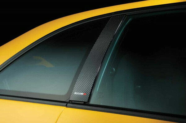 NISMO NISSAN SKYLINE GT-R BCNR33 GTS 2D ER33 Genuine Carbon Pillar Door Garnish