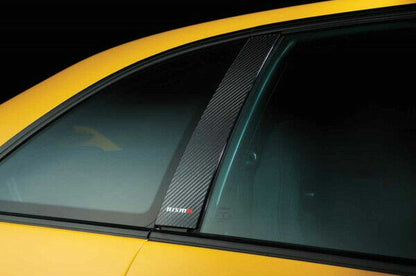 NISMO NISSAN SKYLINE GT-R BCNR33 GTS 2D ER33 Genuine Carbon Pillar Door Garnish