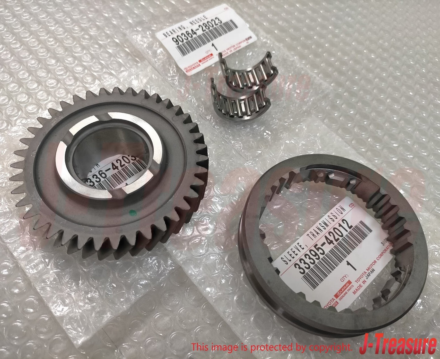 TOYOTA RAV4 ACA21L '02-03 Genuine Manual 5th Gear & Hub Sleeve & Bearing Set OEM