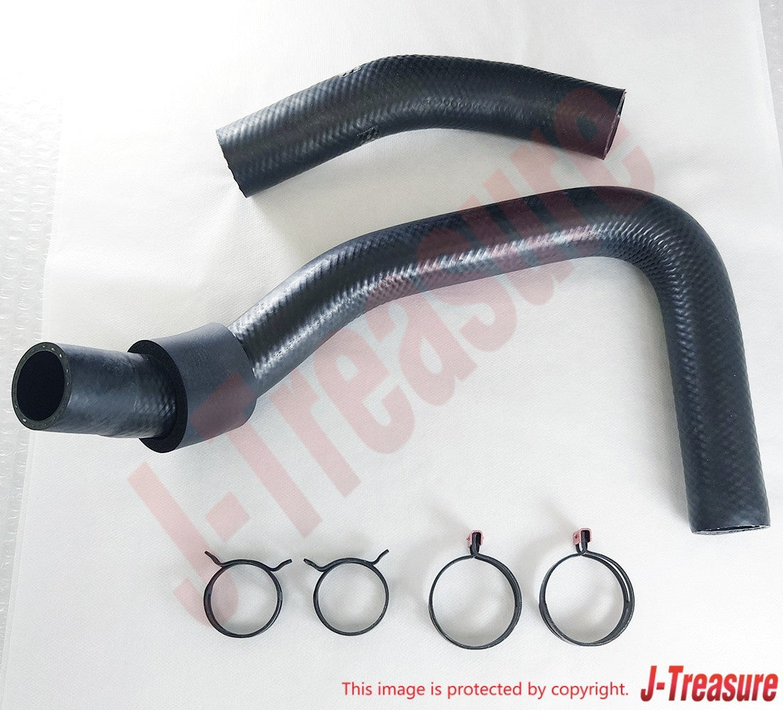 TOYOTA LEVIN TURENO AE86 80-87 Genuine Radiator Inlet & Outlet Hose & Clamp Set