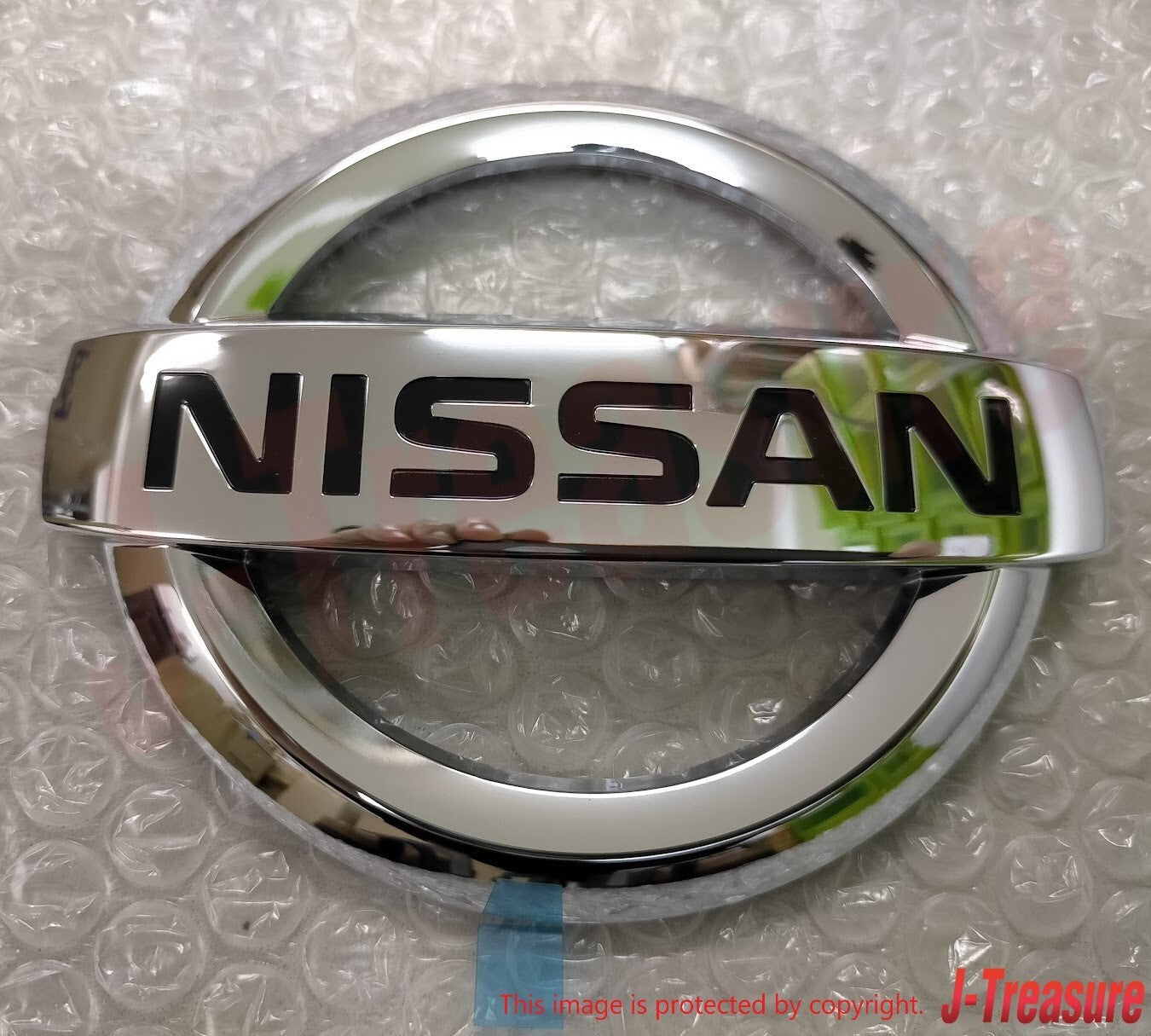 NISSAN FAIRLADY Z 350Z 370Z WINGROAD Genuine Front Chrome Emblem Badge OEM